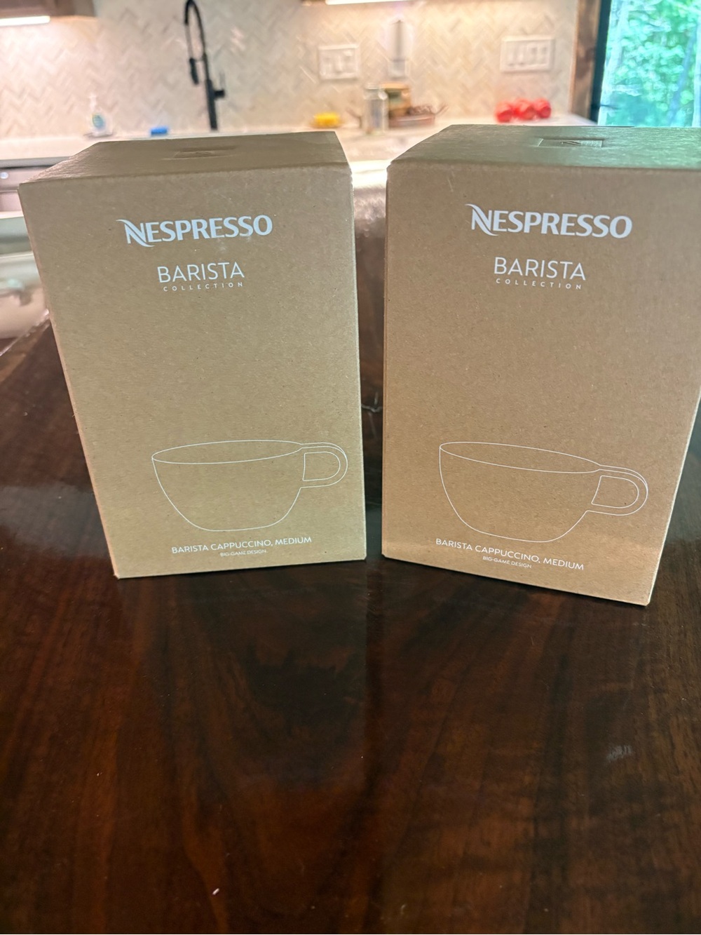4 Nespresso Barista Cappuccino Cups. NWT